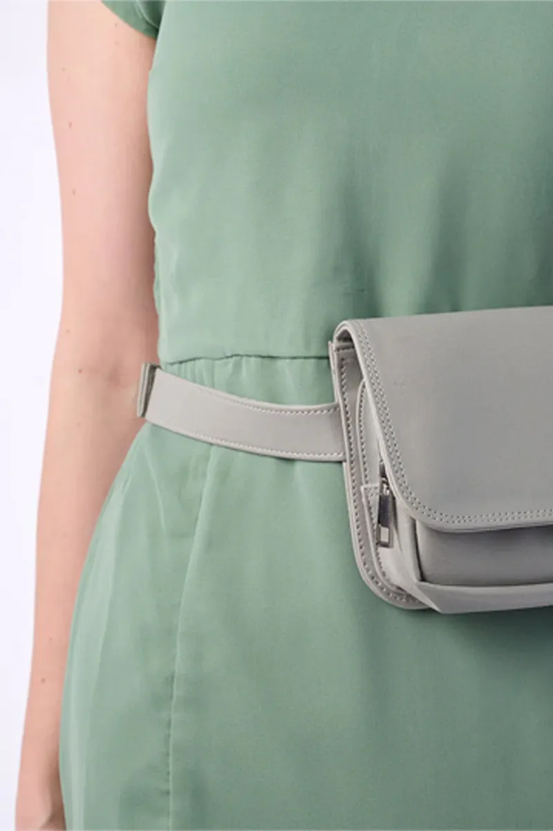 Minimalist Faux Leather Belt Bag