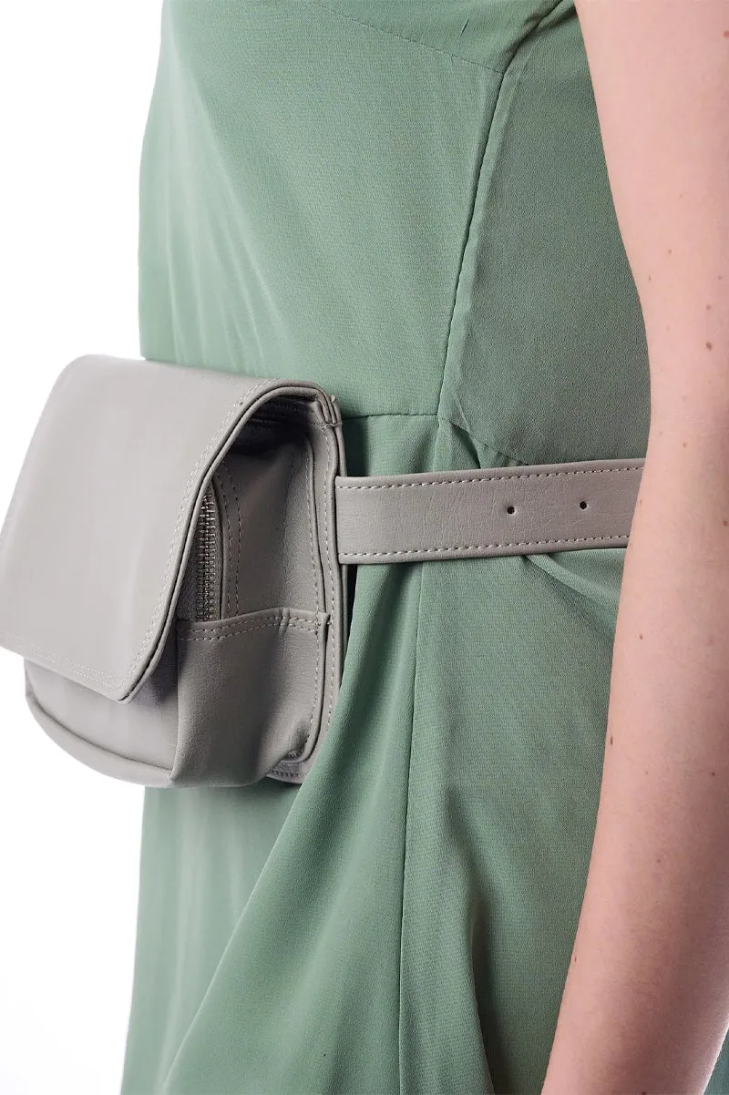 Minimalist Faux Leather Belt Bag