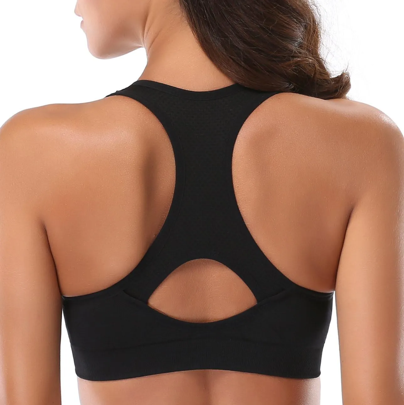 MIRITY Women Racerback Sports Bras - High Impact Workout Gym Activewear Bra