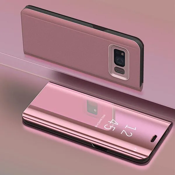 Mirror Flip Case Slim Clear View Smart Cover For Samsung