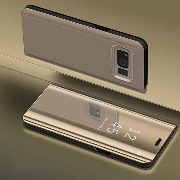 Mirror Flip Case Slim Clear View Smart Cover For Samsung