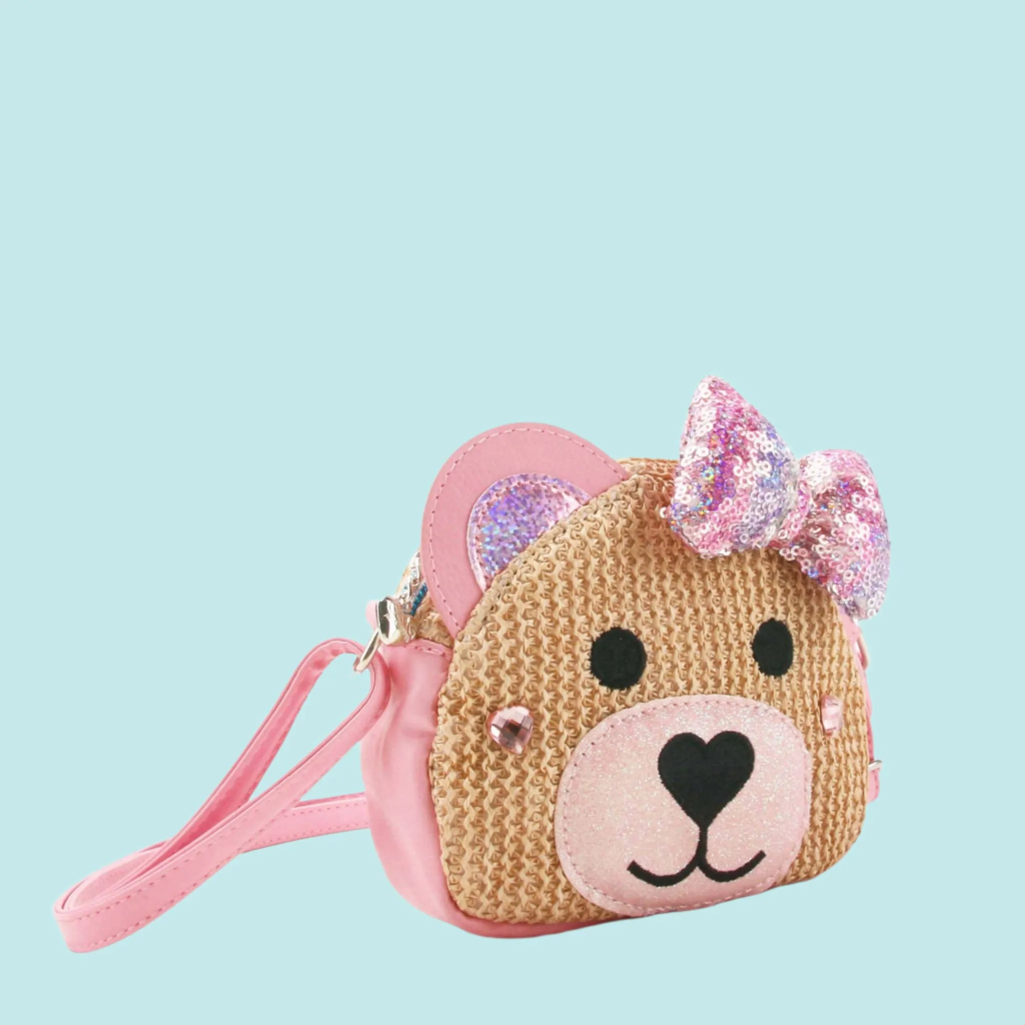 Miss Winny Straw Crossbody Bag