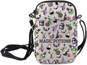 MNIGIU Funny Potion Bottle Gift Magic Potion Crossbody Bag Potion Maker Gifts Witch Shoulder Bag Witchcraft Merch