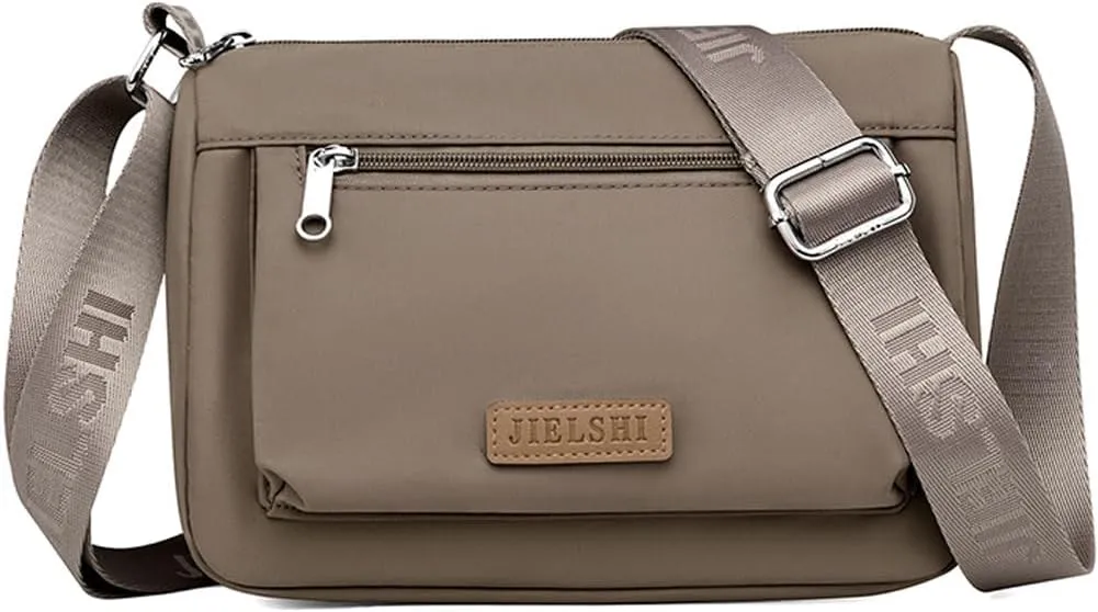 Molodo Women'Bag Versatile Nylon Crossbody Bag Large Capacity Multi-pocket Shoulder Bag Ladies Commuting Bag Travel Bag