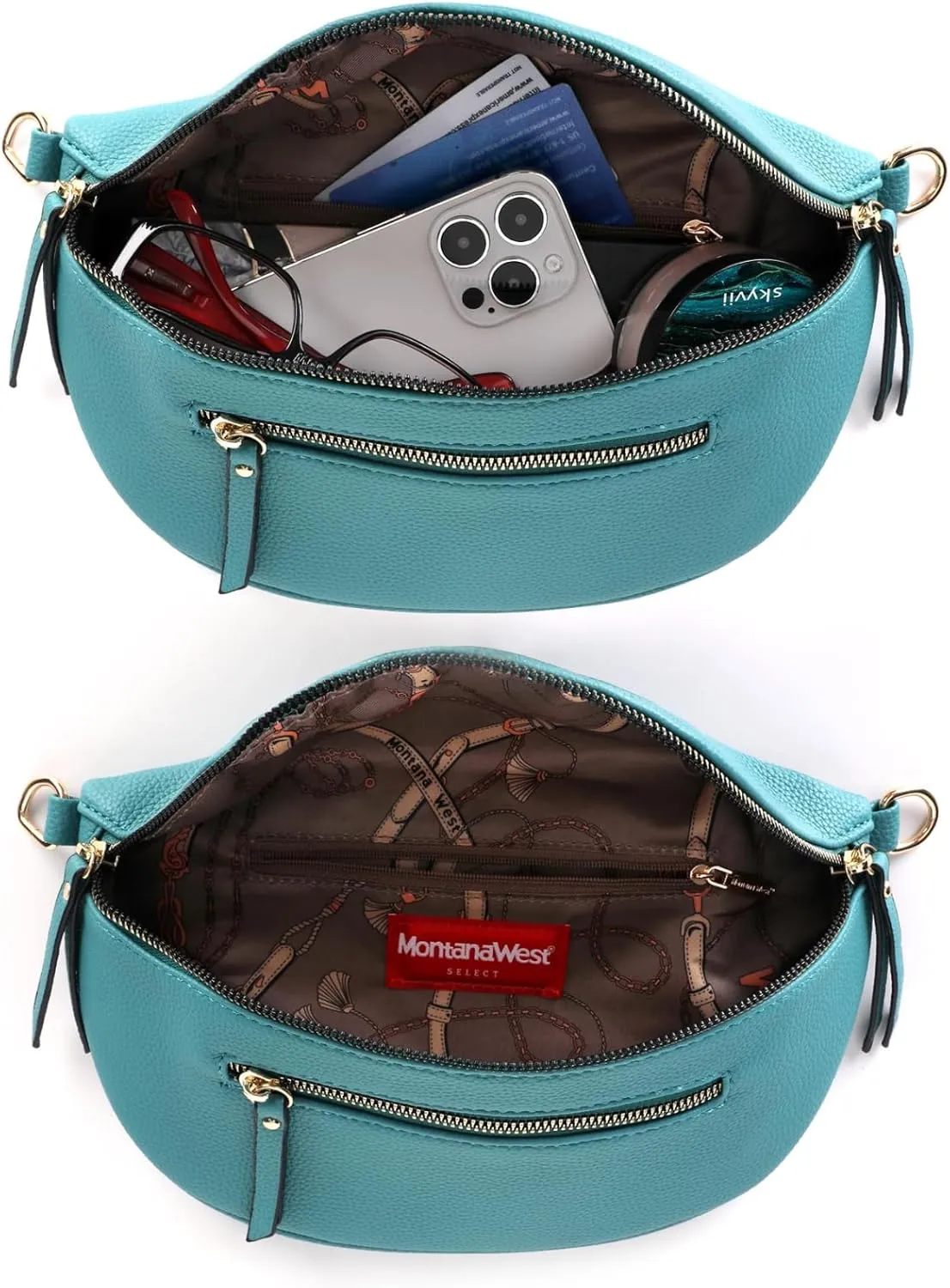 Montana West Crossbody Bags for Women Bum Bag Sling Purse with Adjustable Strap
