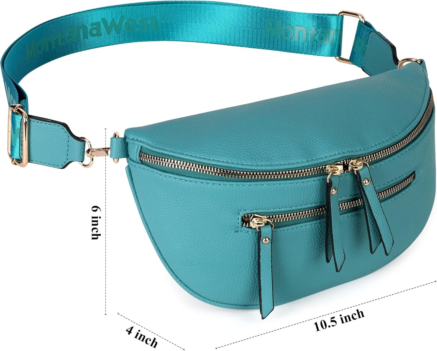Montana West Crossbody Bags for Women Bum Bag Sling Purse with Adjustable Strap