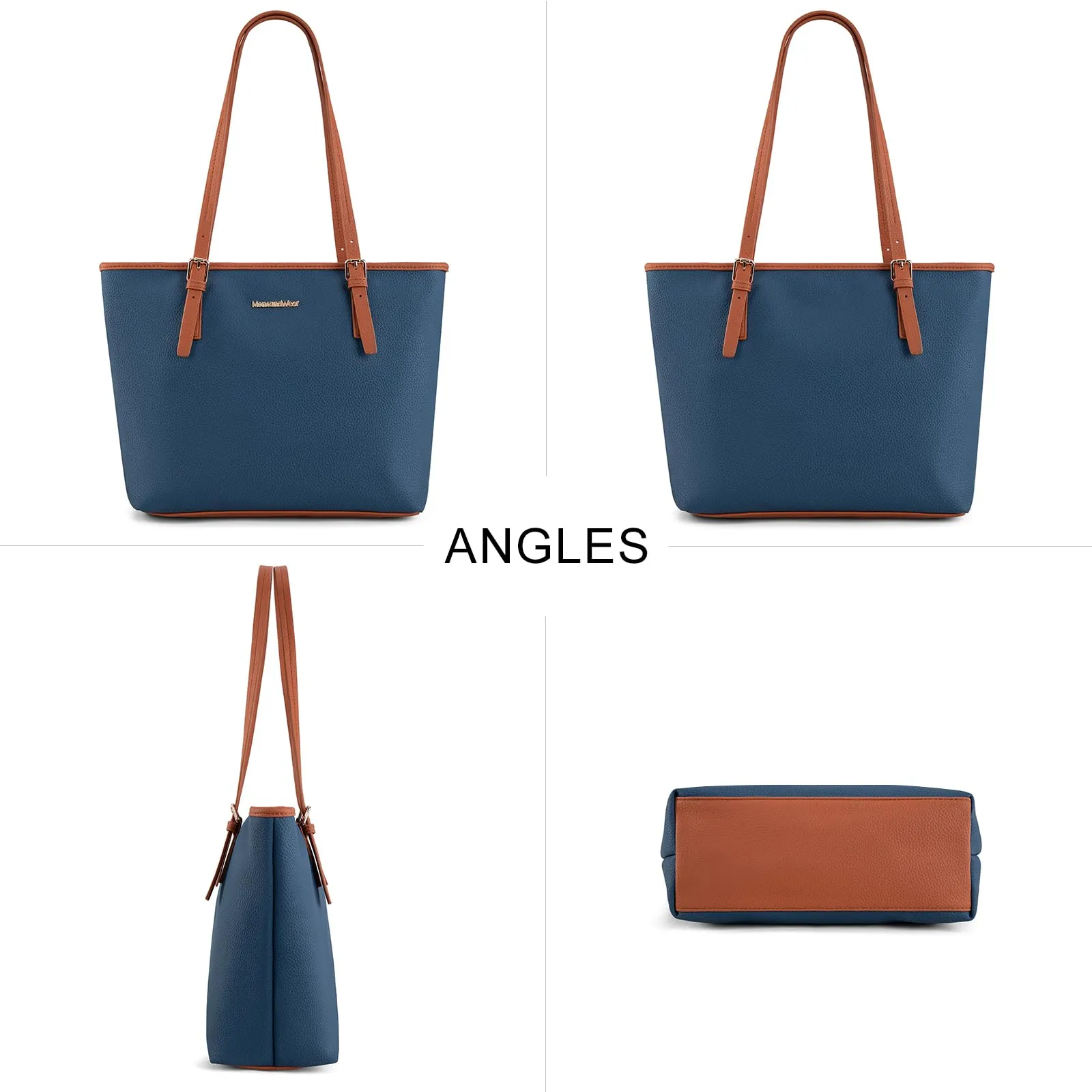 Montana West Tote Bags Vegan Leather Purses and Handbags for Women Top Handle Ladies Shoulder Bags