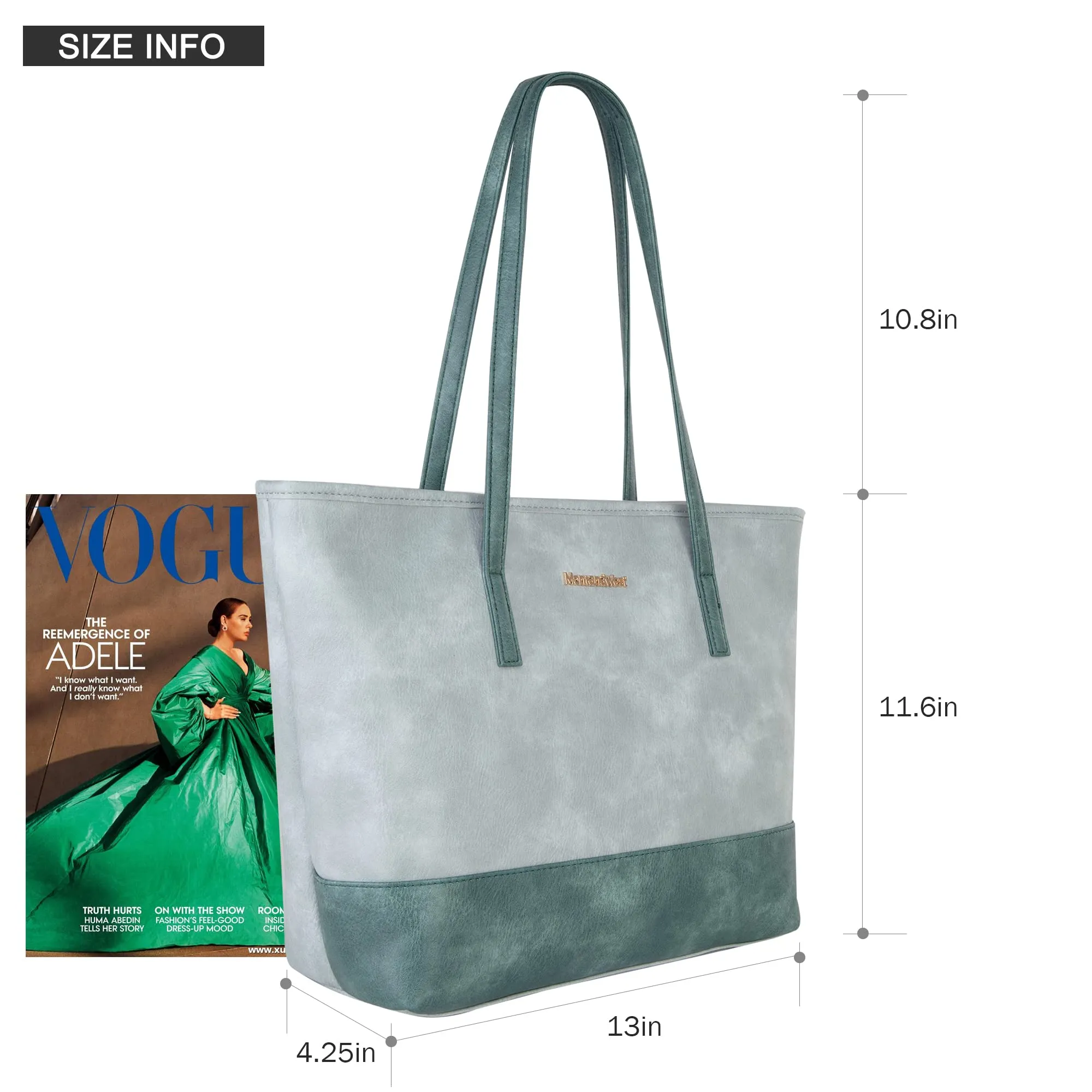 Montana West Tote Bags Vegan Leather Purses and Handbags for Women Top Handle Ladies Shoulder Bags