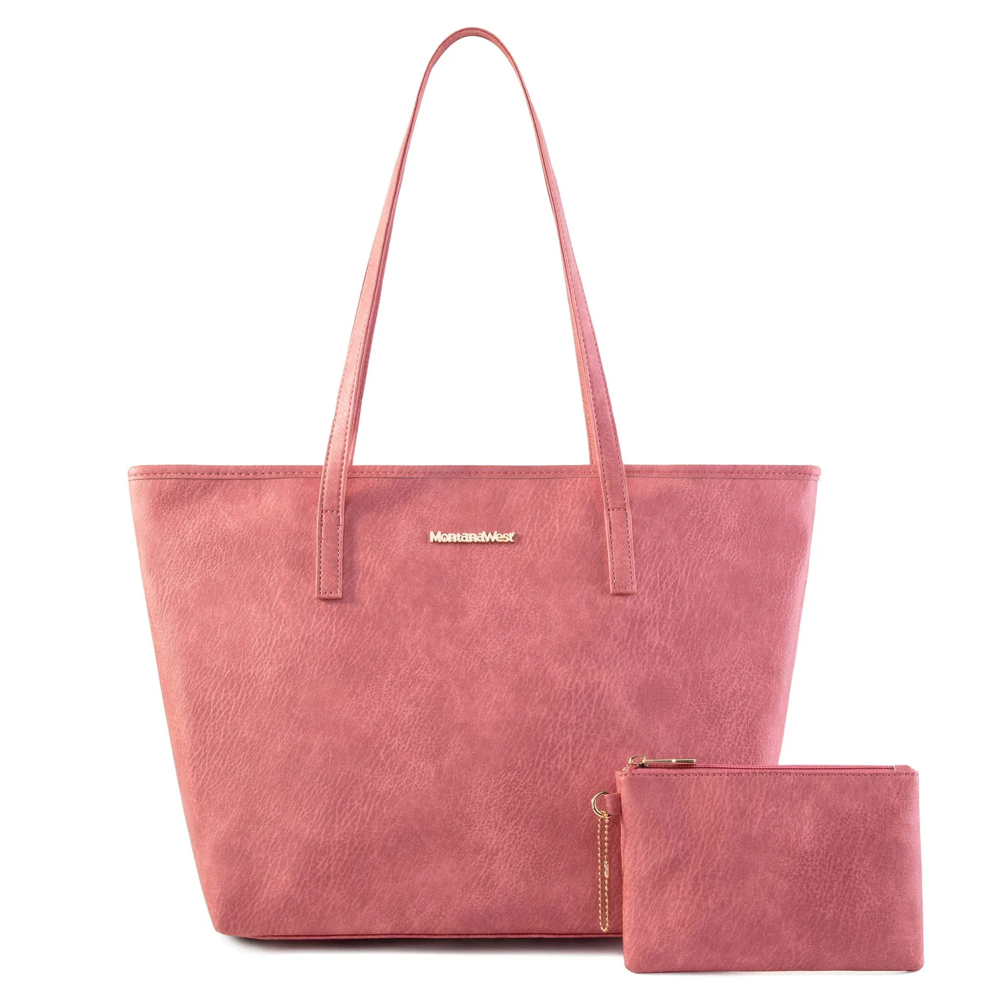 Montana West Tote Bags Vegan Leather Purses and Handbags for Women Top Handle Ladies Shoulder Bags