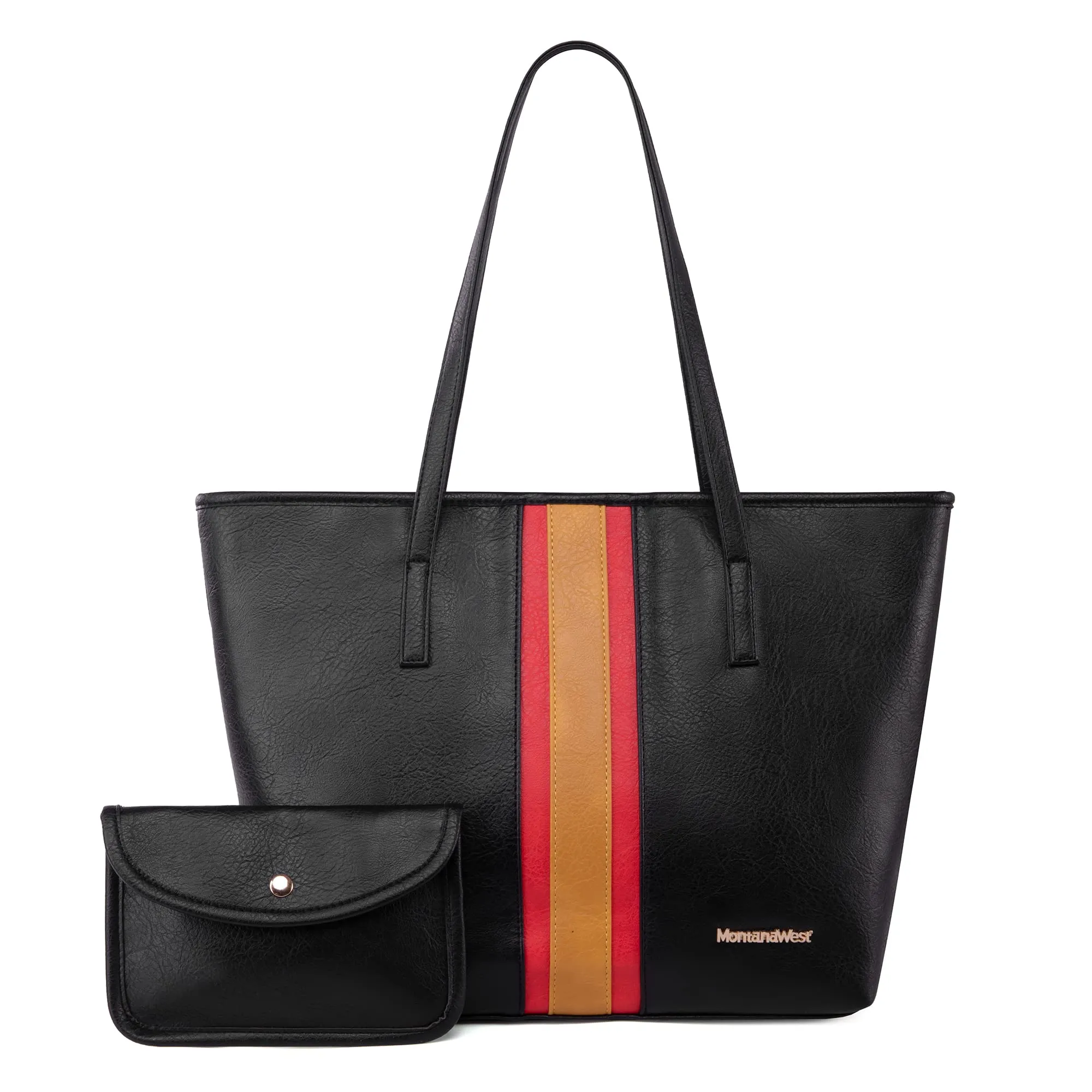 Montana West Tote Bags Vegan Leather Purses and Handbags for Women Top Handle Ladies Shoulder Bags