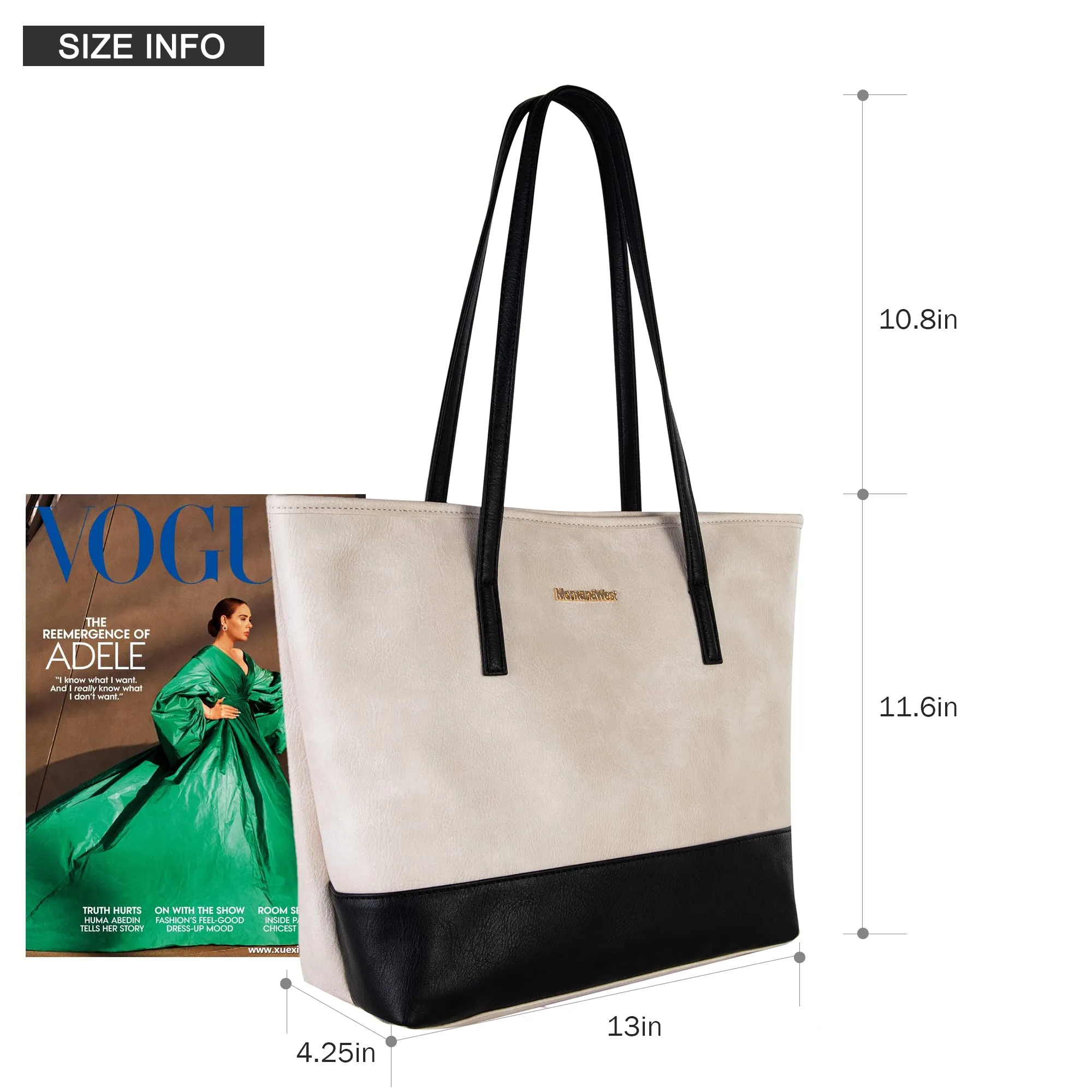 Montana West Tote Bags Vegan Leather Purses and Handbags for Women Top Handle Ladies Shoulder Bags