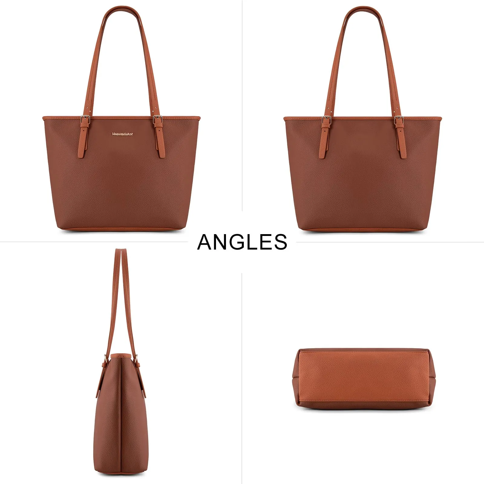 Montana West Tote Bags Vegan Leather Purses and Handbags for Women Top Handle Ladies Shoulder Bags