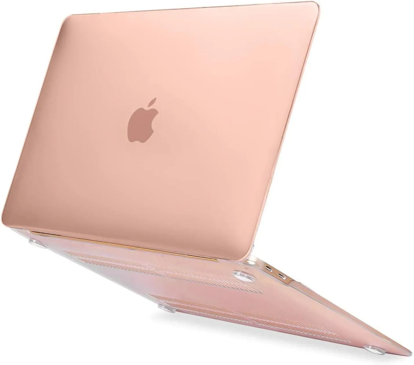 MOSISO Compatible with MacBook Air 13 inch Case 2022, 2021-2018 Release A2337 M1 A2179 A1932, Plastic Hard Shell&Keyboard Cover&Screen Film&Storage Bag for MacBook Air 13.3 inch Case, Transparent