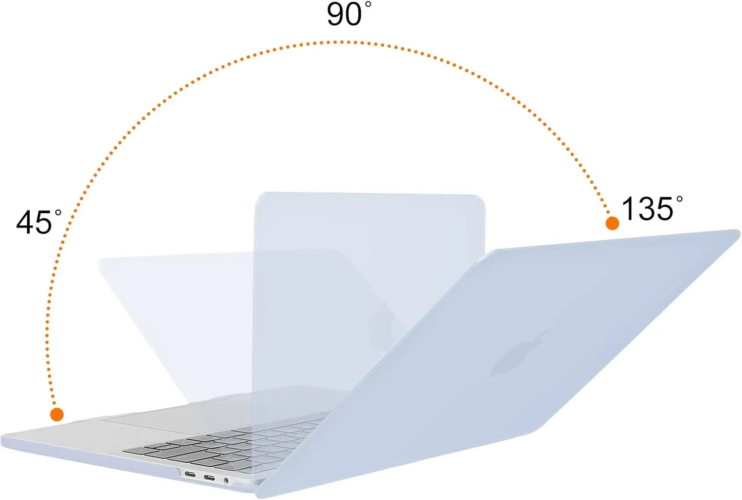 MOSISO Compatible with MacBook Pro 13 inch Case M2 2025, 2024, 2023, 2022-2016 A2338 M1 A2251 A2289 A2159 A1989 A1708 A1706, Plastic Hard Shell&Keyboard Cover&Screen Film&Storage Bag, Pastel Blue