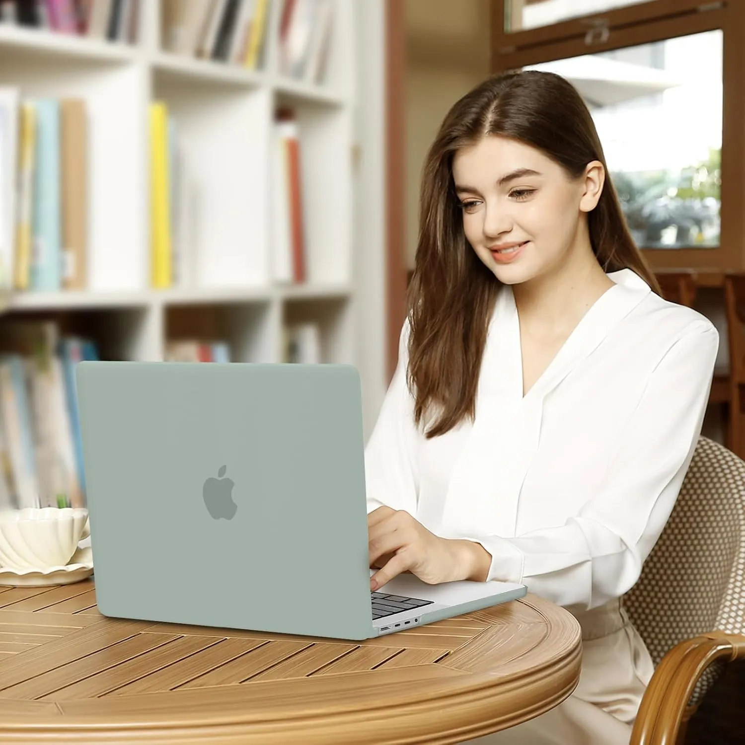 MOSISO Compatible with MacBook Pro 14 inch Case 2025 2024 2023 2022 2021 M4 M3 M2 M1 A3112 A3185 A3401 A2918 A2992 A2779 A2442, Plastic Hard Shell&Keyboard Cover&Screen Film&Pouch, Antique Green