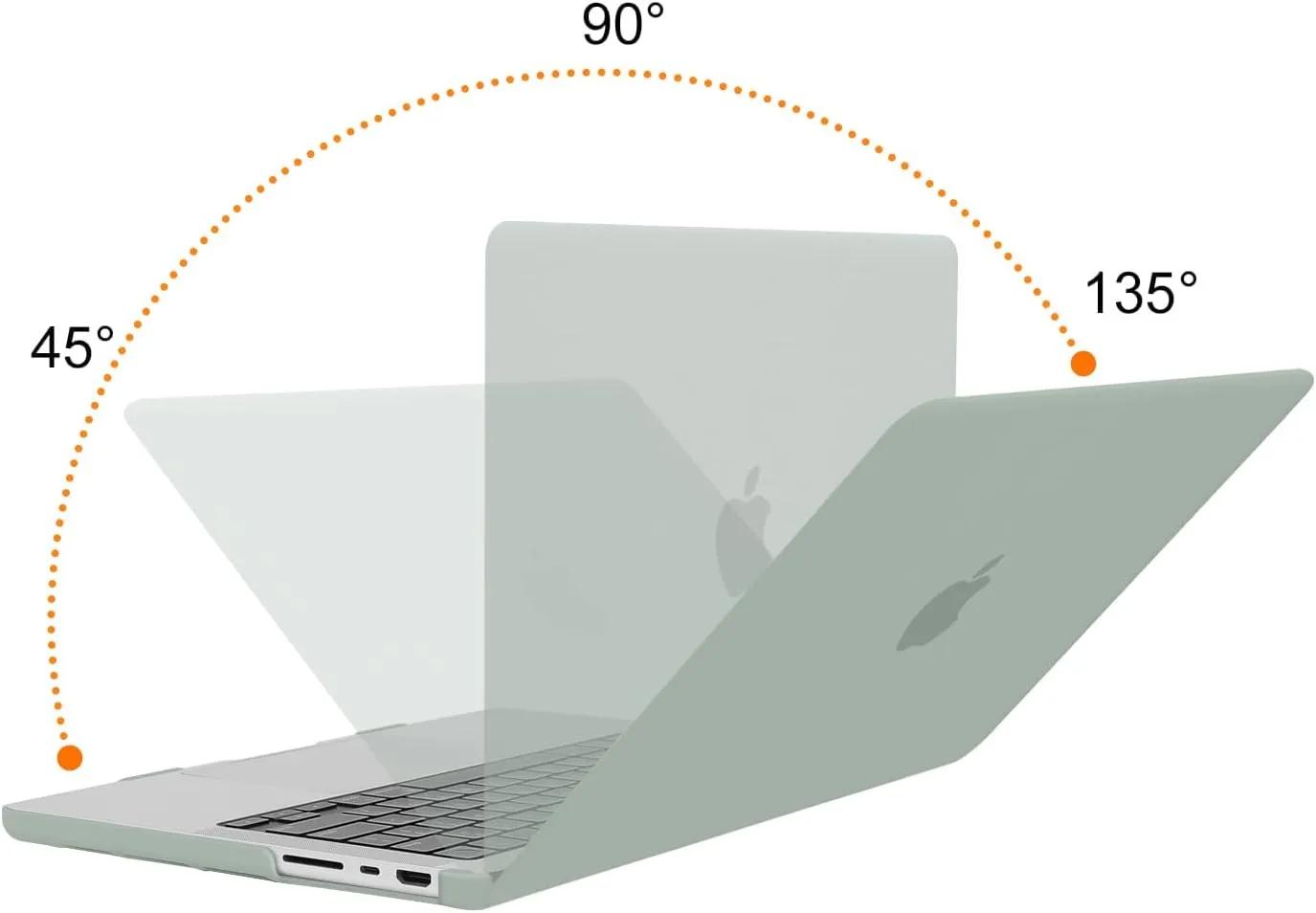 MOSISO Compatible with MacBook Pro 14 inch Case 2025 2024 2023 2022 2021 M4 M3 M2 M1 A3112 A3185 A3401 A2918 A2992 A2779 A2442, Plastic Hard Shell&Keyboard Cover&Screen Film&Pouch, Antique Green