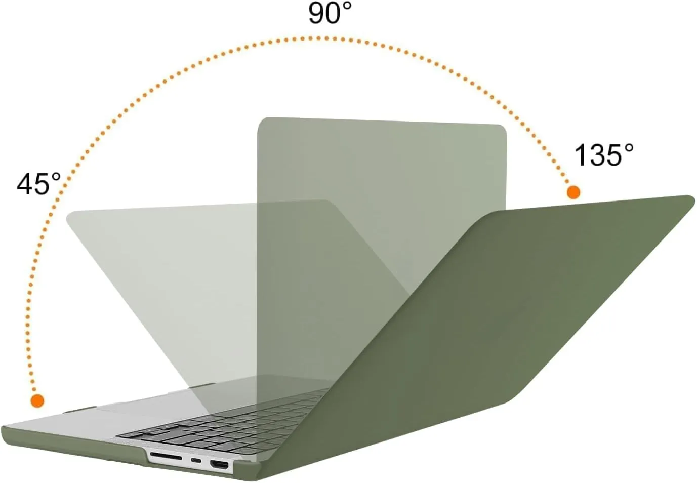 MOSISO Compatible with MacBook Pro 14 inch Case 2025 2024 2023 2022 2021 M4 M3 M2 M1 A3112 A3185 A3401 A2918 A2992 A2779 A2442, Plastic Hard Shell&Keyboard Cover&Screen Film&Pouch, Army Green