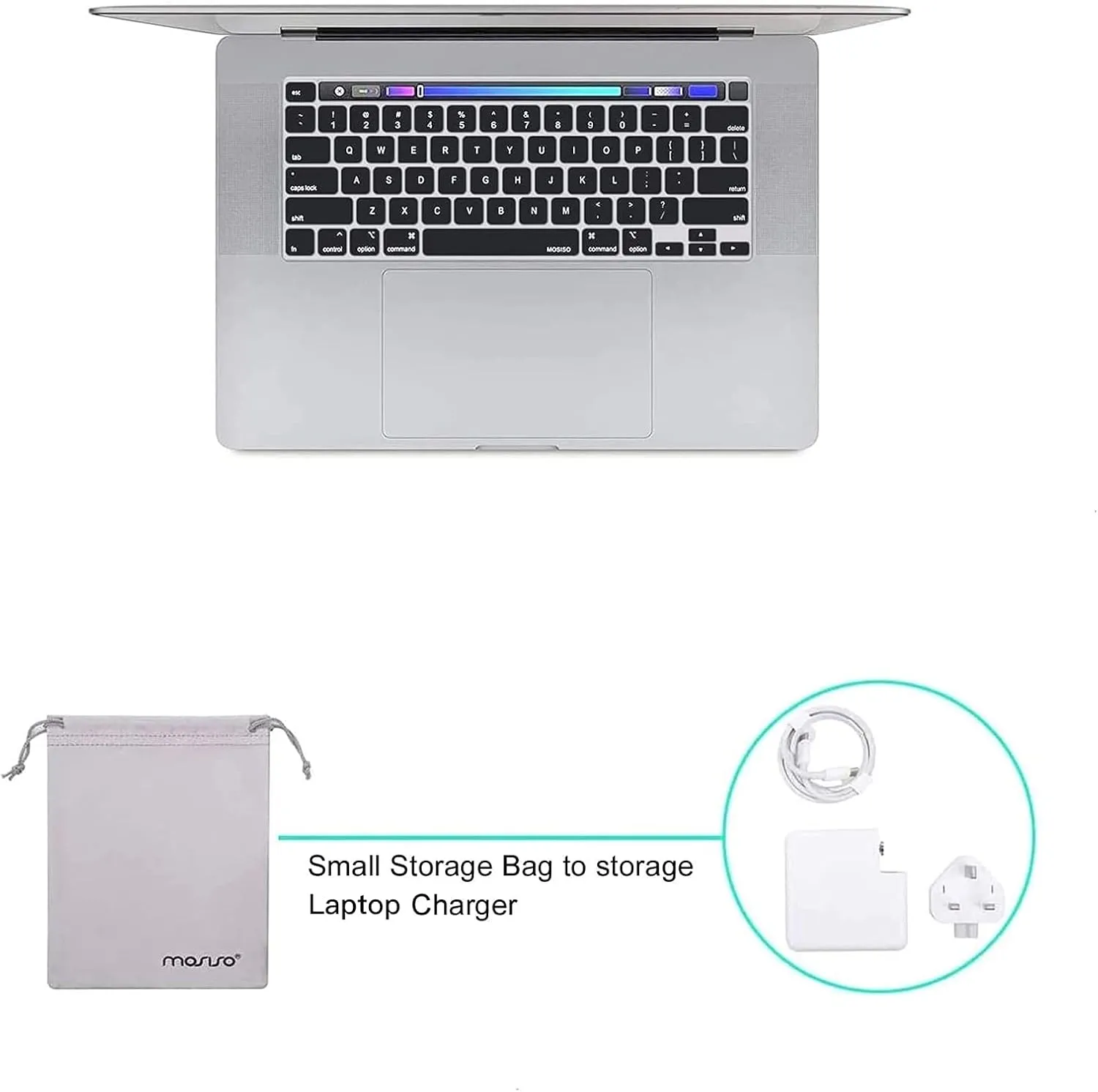 MOSISO Compatible with MacBook Pro 16 inch Case 2020 2019 Release A2141 with Touch Bar Touch ID, Protective Plastic Hard Shell Case & Keyboard Cover & Screen Protector & Storage Bag, Crystal Black
