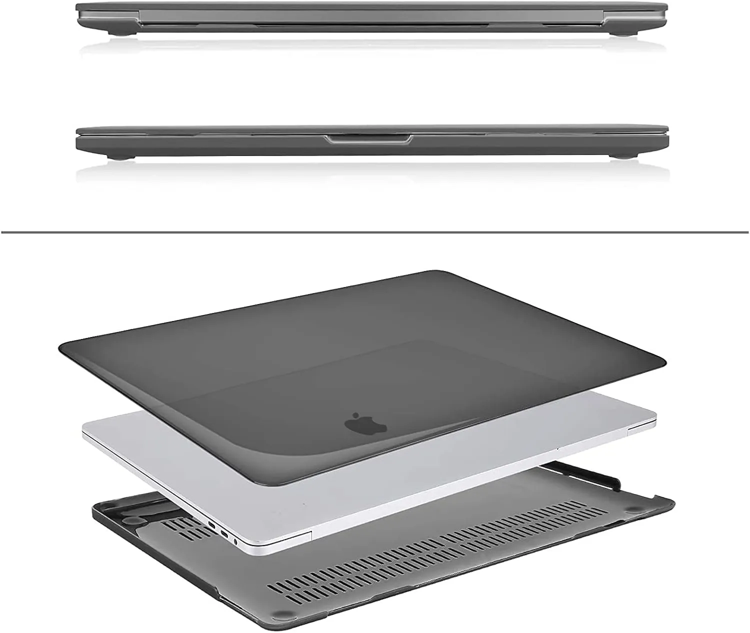 MOSISO Compatible with MacBook Pro 16 inch Case 2020 2019 Release A2141 with Touch Bar Touch ID, Protective Plastic Hard Shell Case & Keyboard Cover & Screen Protector & Storage Bag, Crystal Black