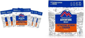 Mountain House Buffalo Chicken Mac & Cheese (6-Pack) and Fettuccine Alfredo with Chicken (2-Servings) | Freeze Dried Backpacking & Camping Food