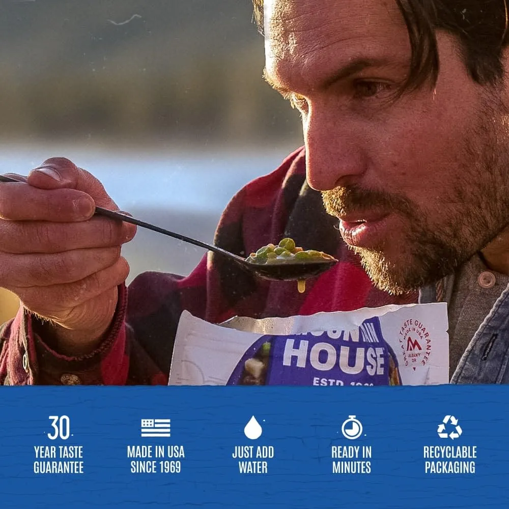 Mountain House Chicken & Dumplings | Freeze Dried Backpacking & Camping Food |6-Pack