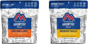 Mountain House Chili Mac with Beef | Freeze Dried Backpacking & Camping Food | 2-Servings   Mountain House Breakfast Skillet | Freeze Dried Backpacking & Camping Food | 2 Servings | Gluten-Free