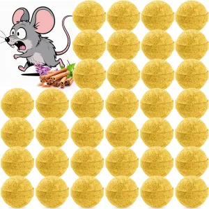 Mouse Repellent Pouches – 36 Pack Natural Peppermint Rodent Mice Repellent Balls, Indoor & Outdoor Mouse Repellent for Home, Garage, Car, RV, Safe for Pets and Kids