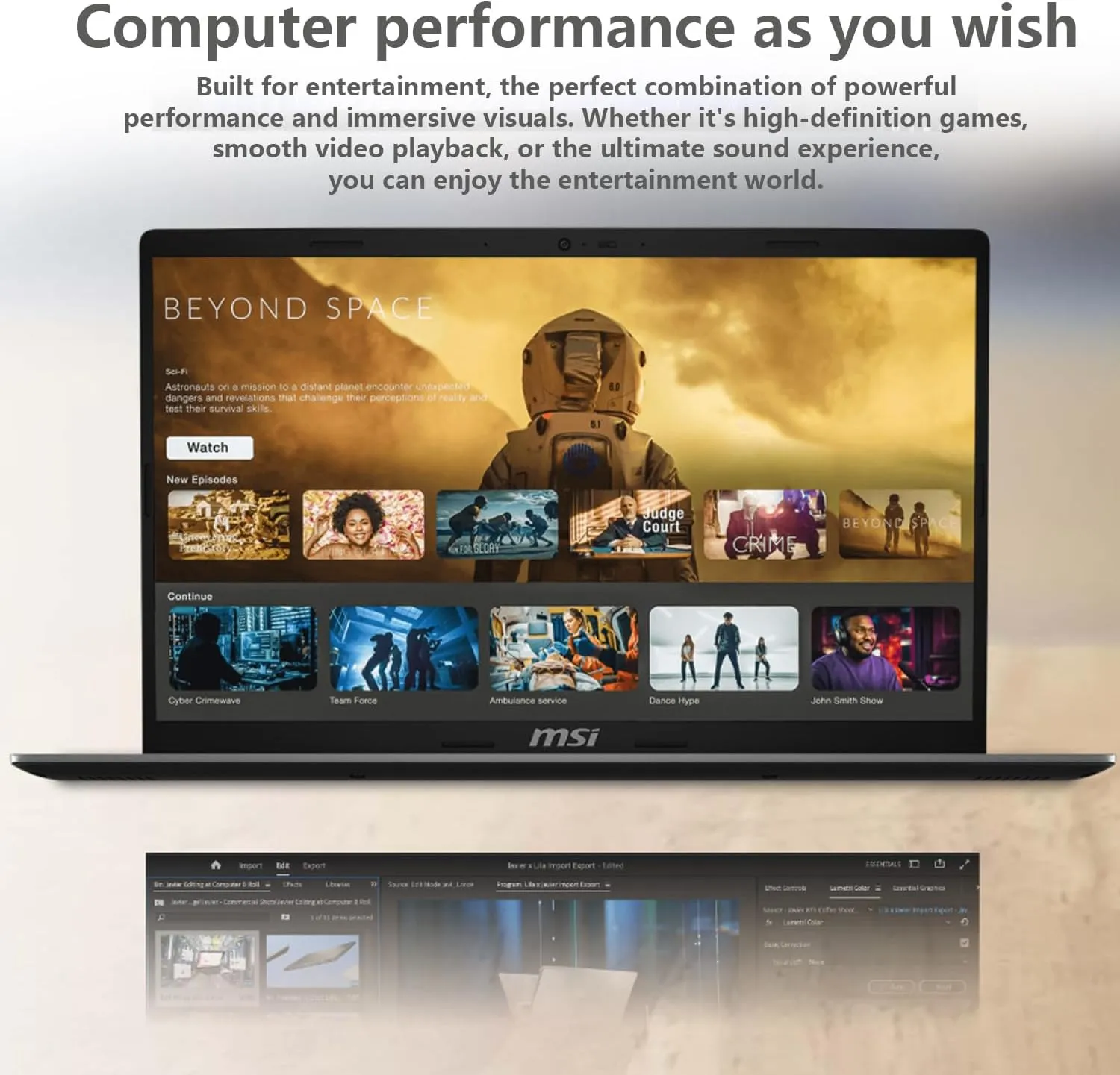 MSI Modern Pro 15 F13MG AI Laptop with Copilot Assistant, 15.6" FHD, Intel i5-1335U, 32GB RAM, 1TB SSD, MicroSD Card Reader, Backlit KB, Bundle with PCO Notebook Folding Radiator, Laptop Cooler