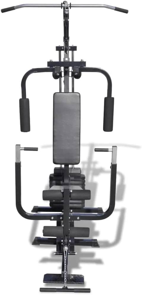 Multi-use Gym Utility Fitness Machine, Home Gym Multi-Functional Workout Station for Full Body Strength Training Equipment (Style L)