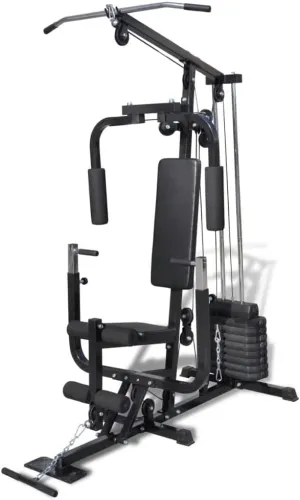 Multi-use Gym Utility Fitness Machine, Home Gym Multi-Functional Workout Station for Full Body Strength Training Equipment (Style L)