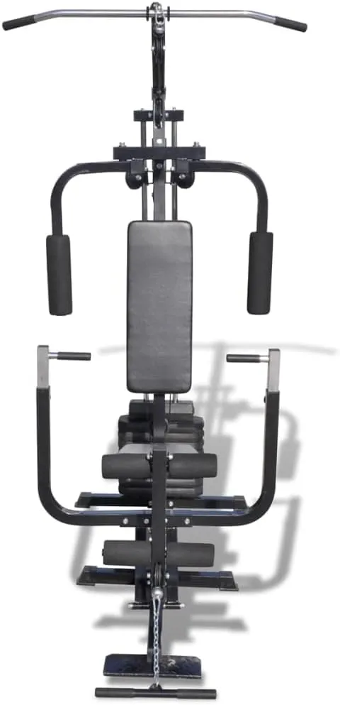 Multi-use Gym Utility Fitness Machine, Home Gym Multi-Functional Workout Station for Full Body Strength Training Equipment (Style L)