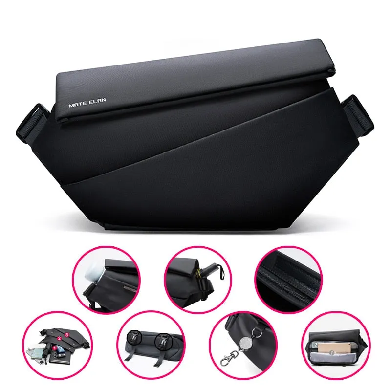 Multifunction Waterproof Shoulder Crossbody Bag