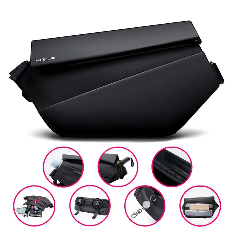 Multifunction Waterproof Shoulder Crossbody Bag