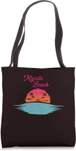 Myrtle Beach Atlantic Coast South Carolina Sun Vacation Tote Bag