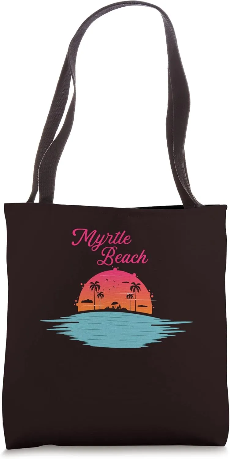 Myrtle Beach Atlantic Coast South Carolina Sun Vacation Tote Bag