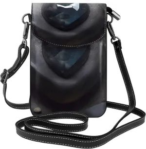 Mysterious Love Stone Zippered Crossbody Bag, Women'S Shoulder Bag With Card Slot, Removable Shoulder Strap, 7.6 X 4.9 In.
