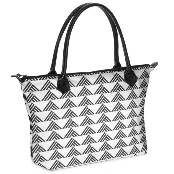 Nappa Leather & Monroe Satin Zipper Hand Bag "Aloha ʻĀina"