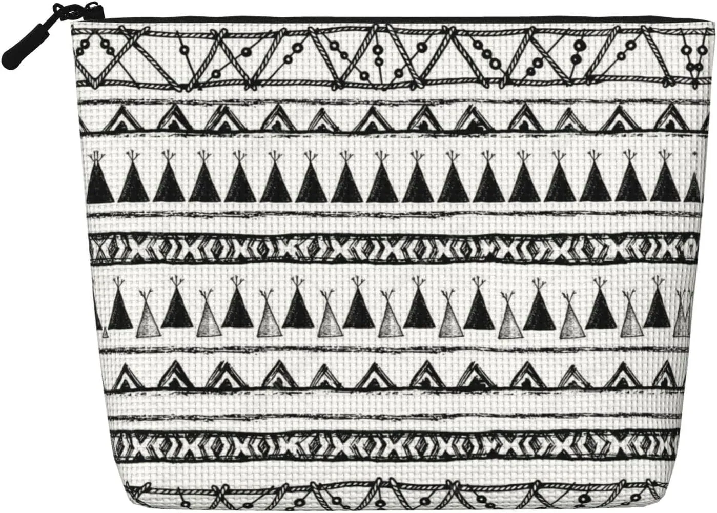 Native American Patterns Print Single-Layer Makeup Bag Travel Cosmetic Bag With Zippered Pouches Women Essentials