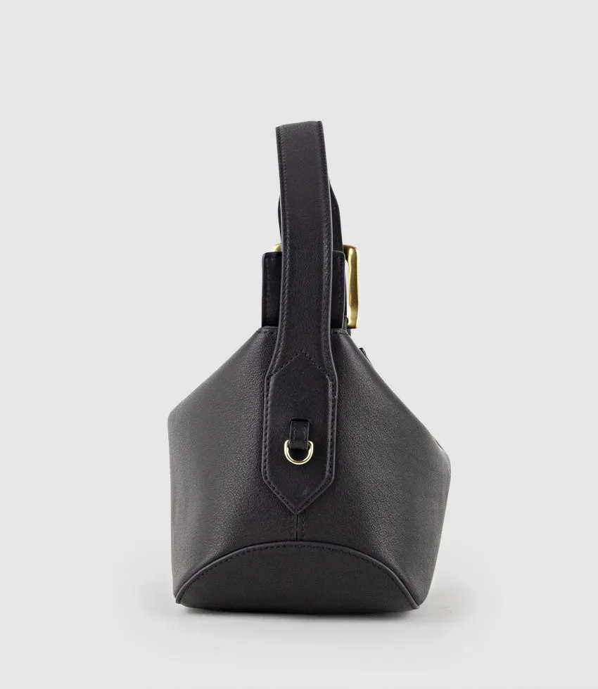 NEDIVA Buckle Bag in Black