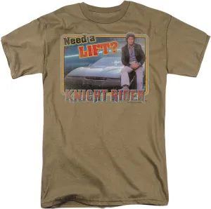 Need A Lift? - Knight Rider Adult T-Shirt