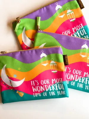 NEW! Pack of 5 zippered pouches
