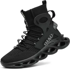 Nihaoya Mens Tennis Shoes Breathable Athletic Sneakers Lightweight Sport Shoes for Workout Walking