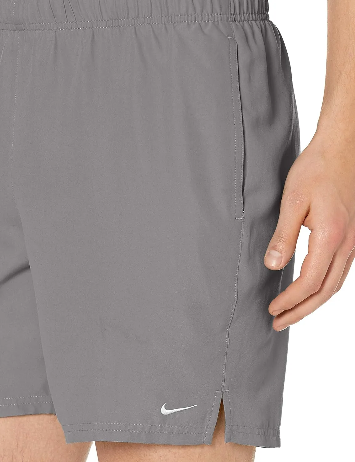 Nike Men's Solid Lap 7" Volley Short Swim Trunk