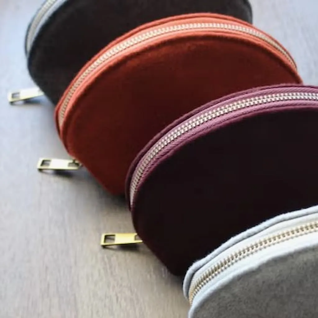 NNK Press Woolen Zippered Pouch | Filled