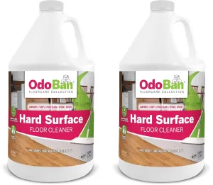 OdoBan Ready-to-Use Hard Surface Floor Cleaner, Streak Free and Neutral PH Formula, 2 Gallons, Scentless