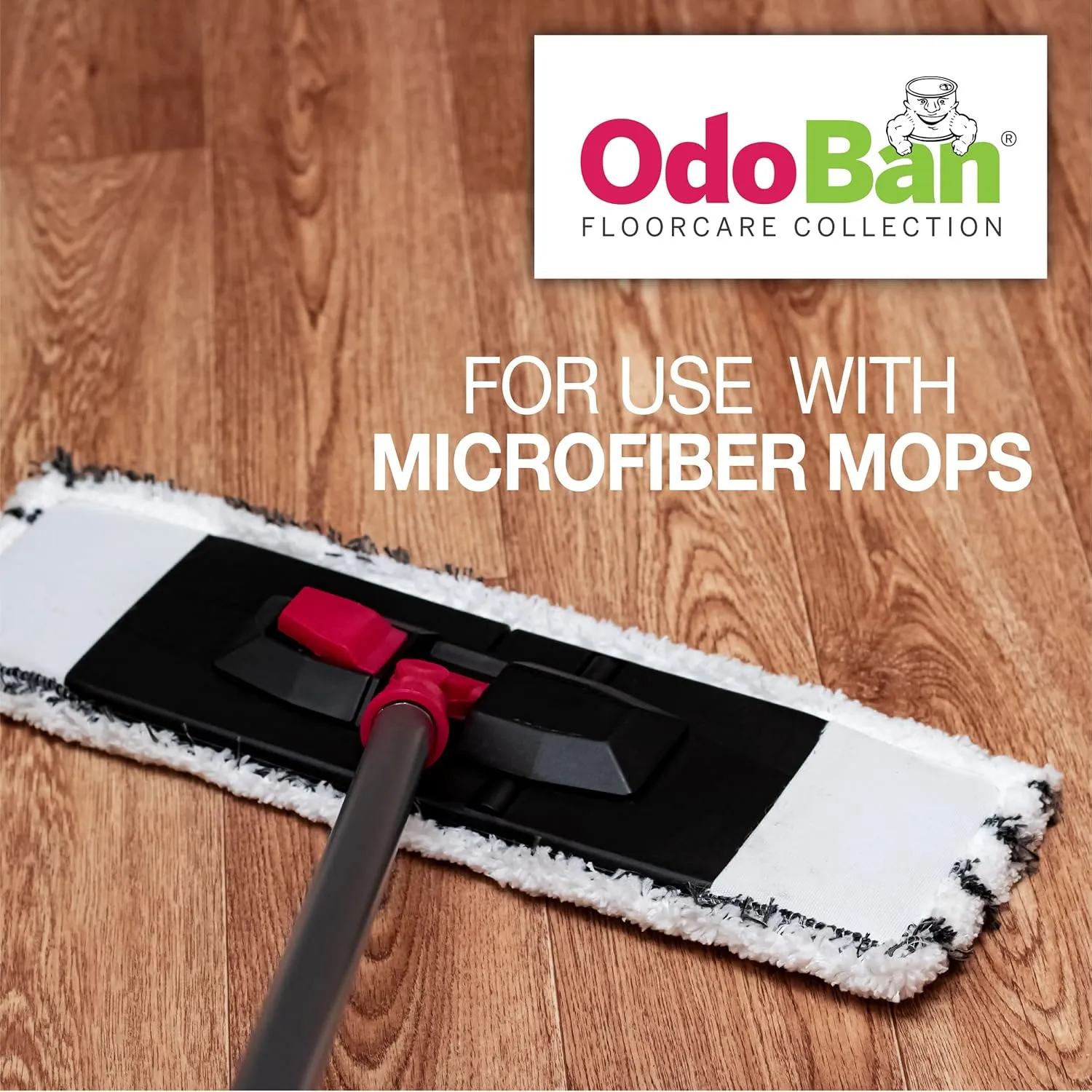 OdoBan Ready-to-Use Hard Surface Floor Cleaner, Streak Free and Neutral PH Formula, 2 Gallons, Scentless