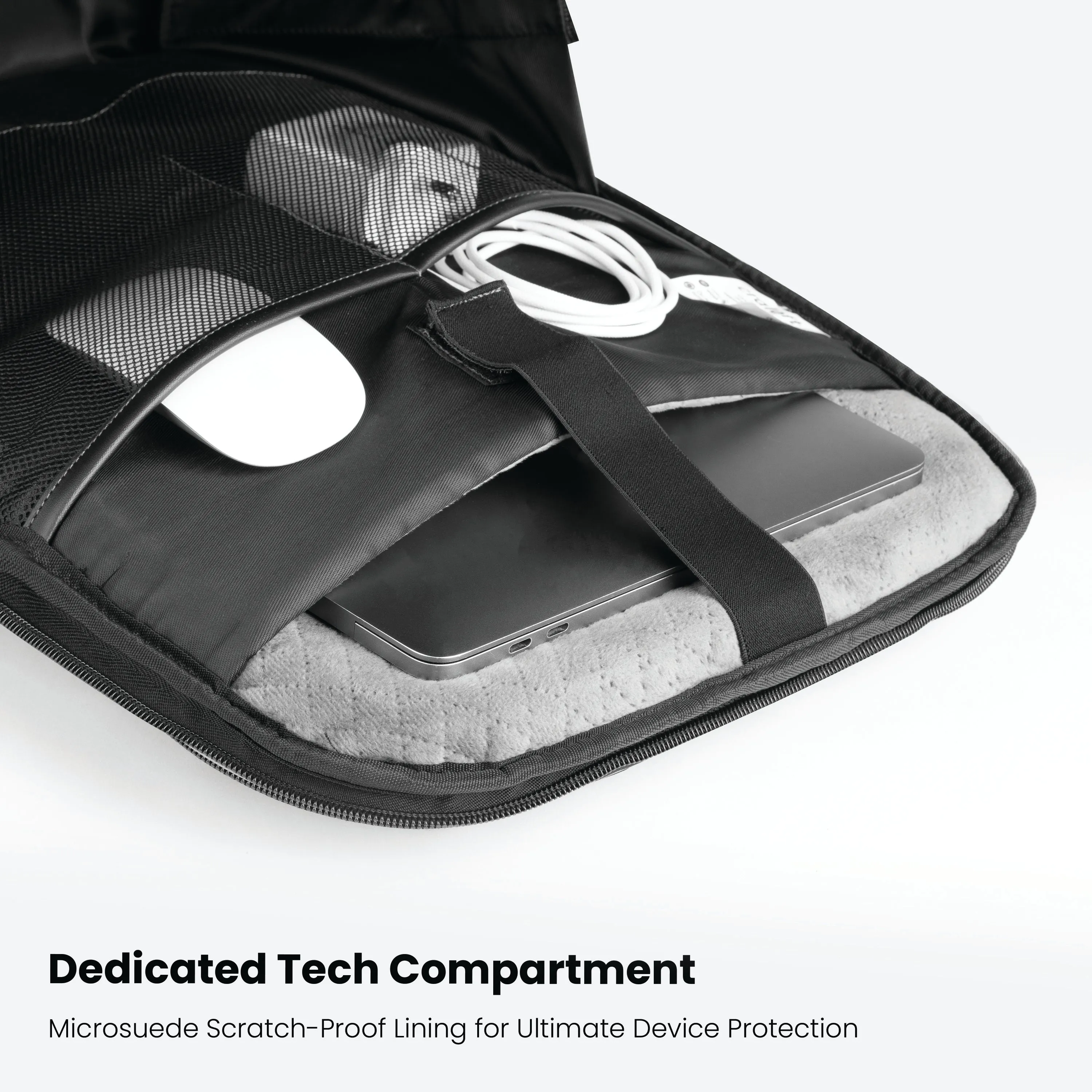 OfficeMate 23L Laptop Backpack – USB Charging | EVA Hard Shell