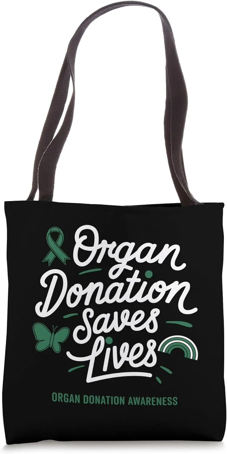 Organ Donation Awareness Support Tote Bag