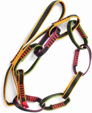 Outdoor Nylon Climbing Equipment Downhill Forming Ring Sling Daisy Chain Rope Personal Anchor