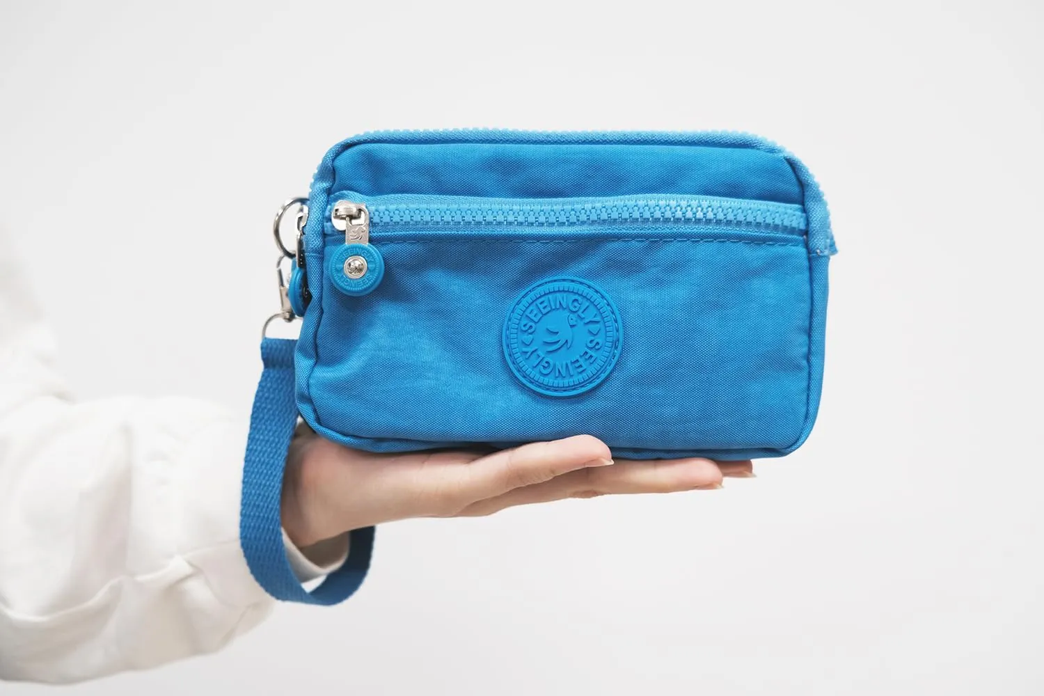 Over Shoulder Purse Crossbody for Women Triple Capacity Change Pouch with Long Strap